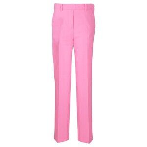 N°21 Straight-Cut Pink Nylon Trousers